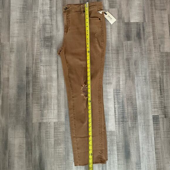 Good Hart Matilda Jane Womens Sandstone Jeans Size 12 Tan Neutral Denim Straight - Picture 11 of 11